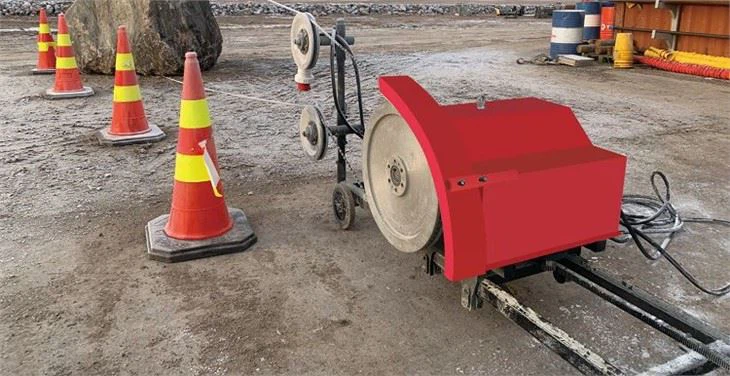 Block Cutting Wire Saw Mahcine Photo